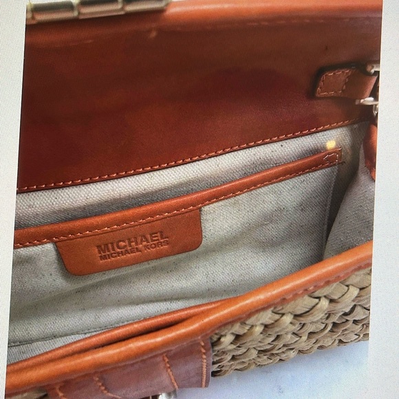 Adorable weave bag from Michael Kors